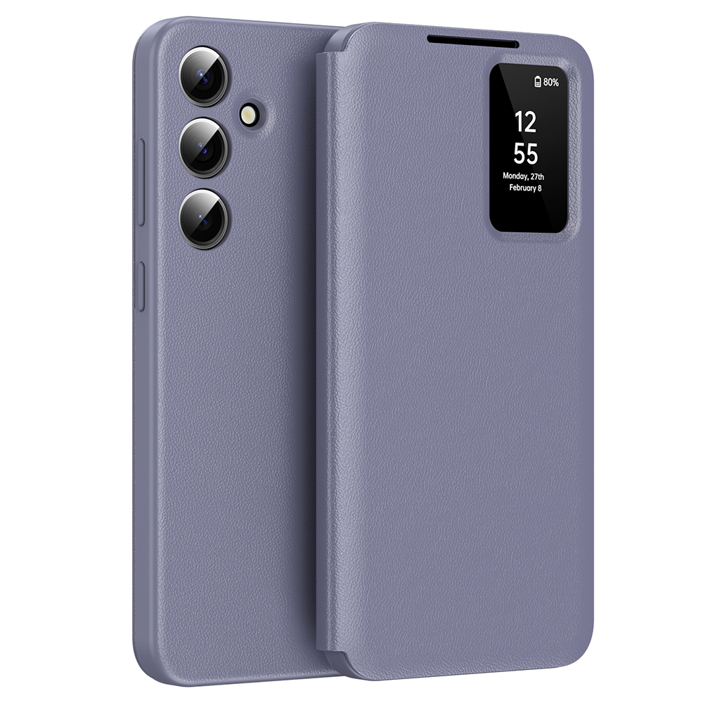 Levně Techsuit SmartView Series pro Samsung Galaxy S24 FE fialová