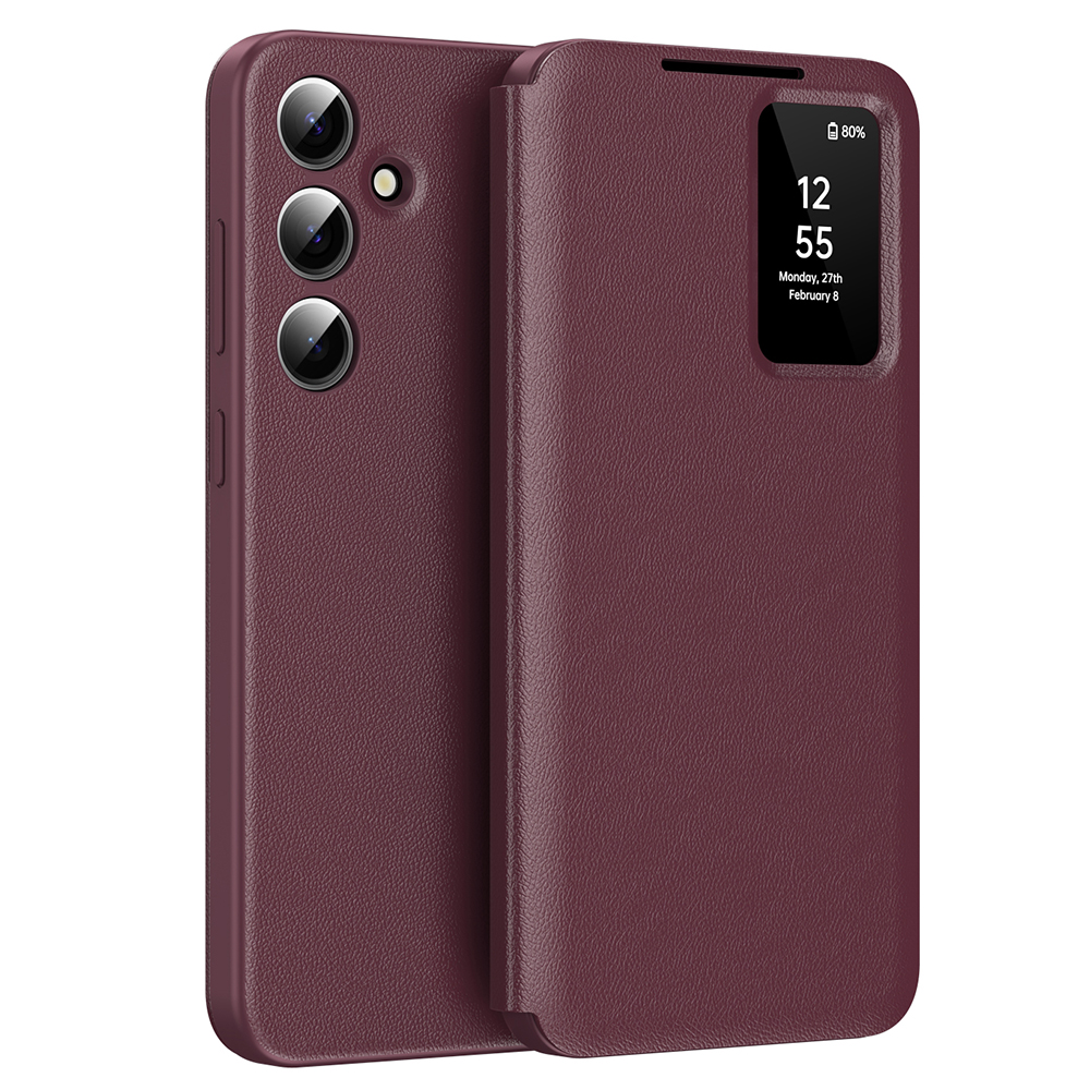 Levně Techsuit SmartView Series Samsung Galaxy S25 Plus červený