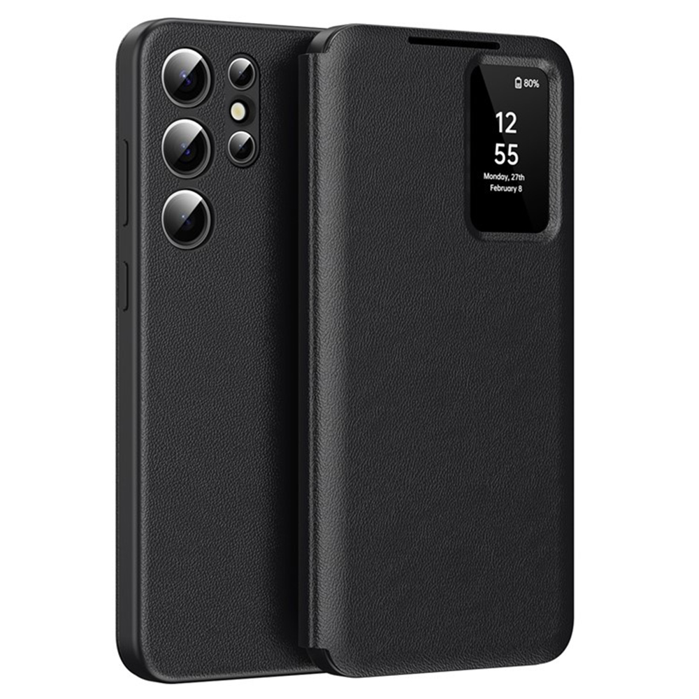 Levně Techsuit SmartView Series pro Samsung Galaxy S25 Ultra černá