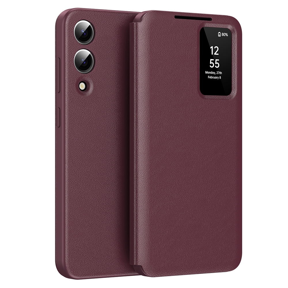 Levně Techsuit SmartView Series pro Samsung Galaxy S25 Edge červená