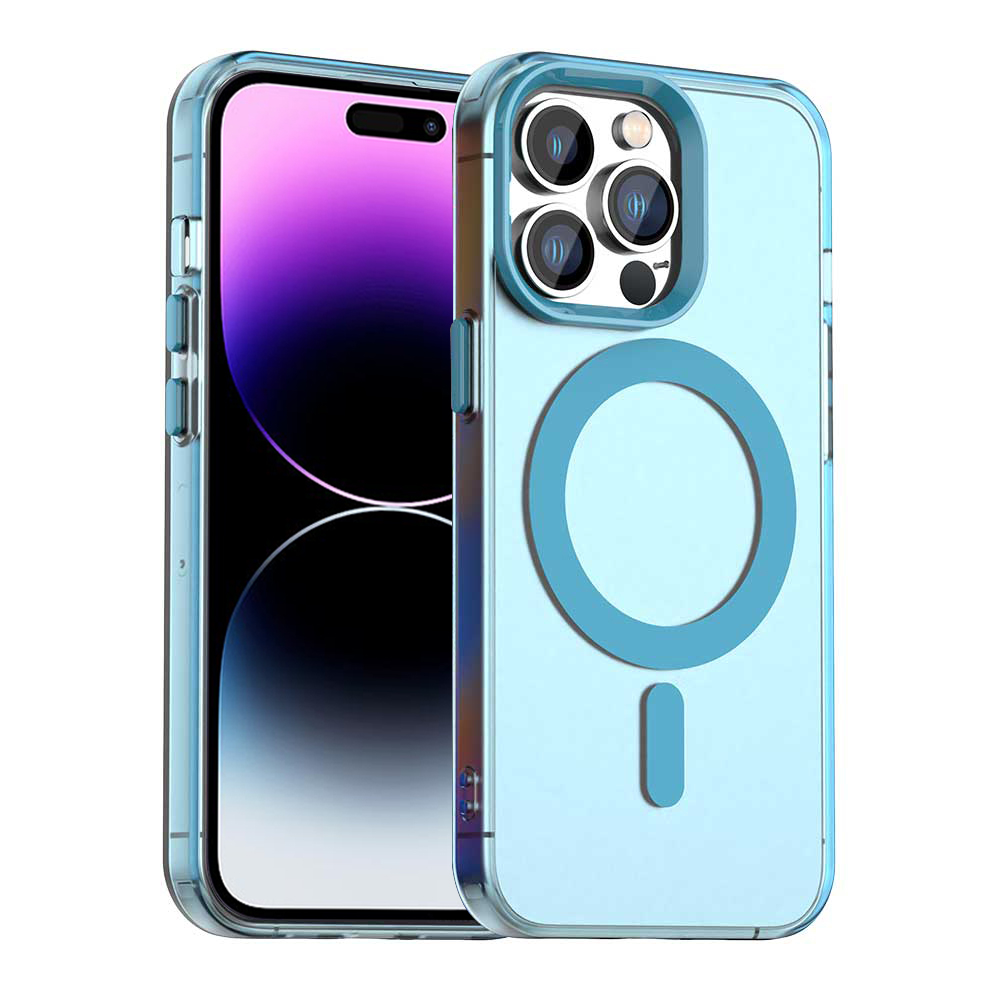 Levně Techsuit CandyCase MagSafe pro iPhone 14 Pro Max modrá