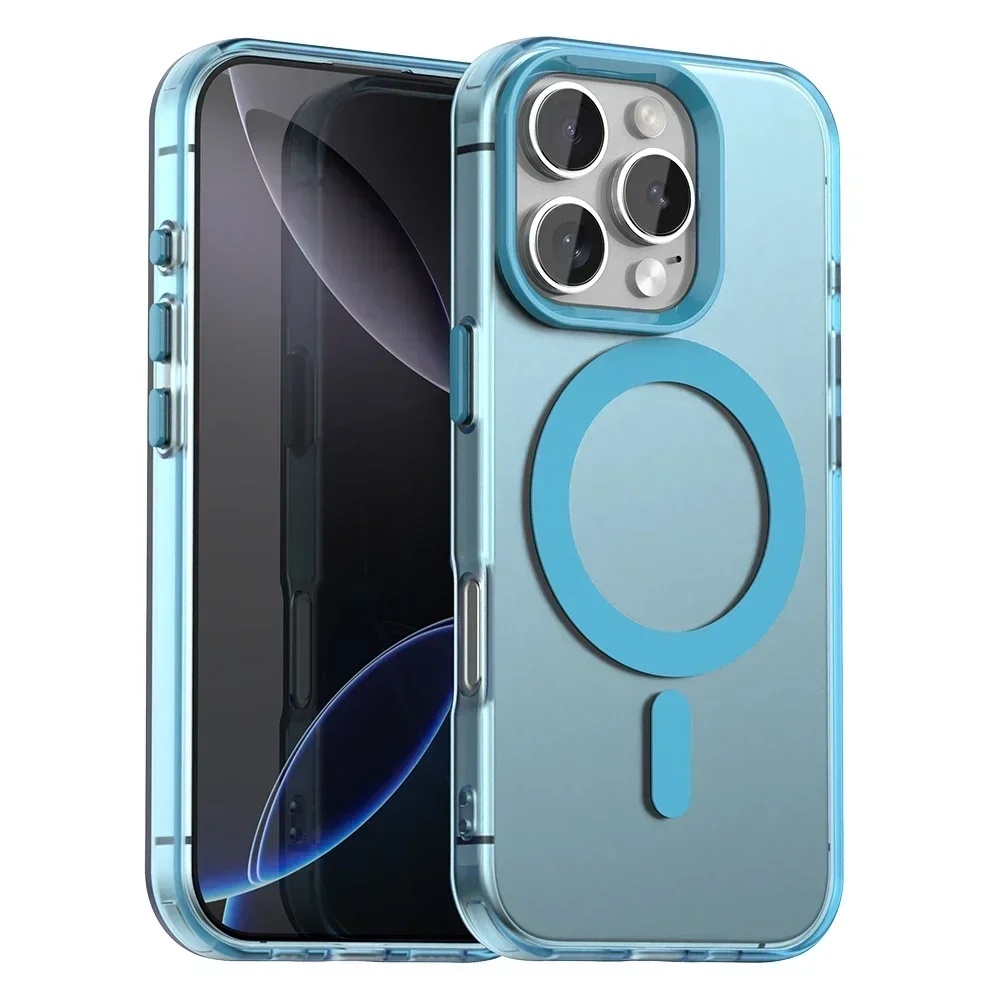 Levně Techsuit CandyCase MagSafe pro iPhone 16 Pro Max modrá