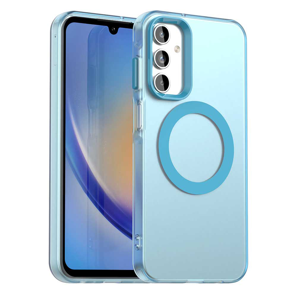 Levně Techsuit CandyCase MagSafe pro Samsung Galaxy A15 4G / A15 5G modrá