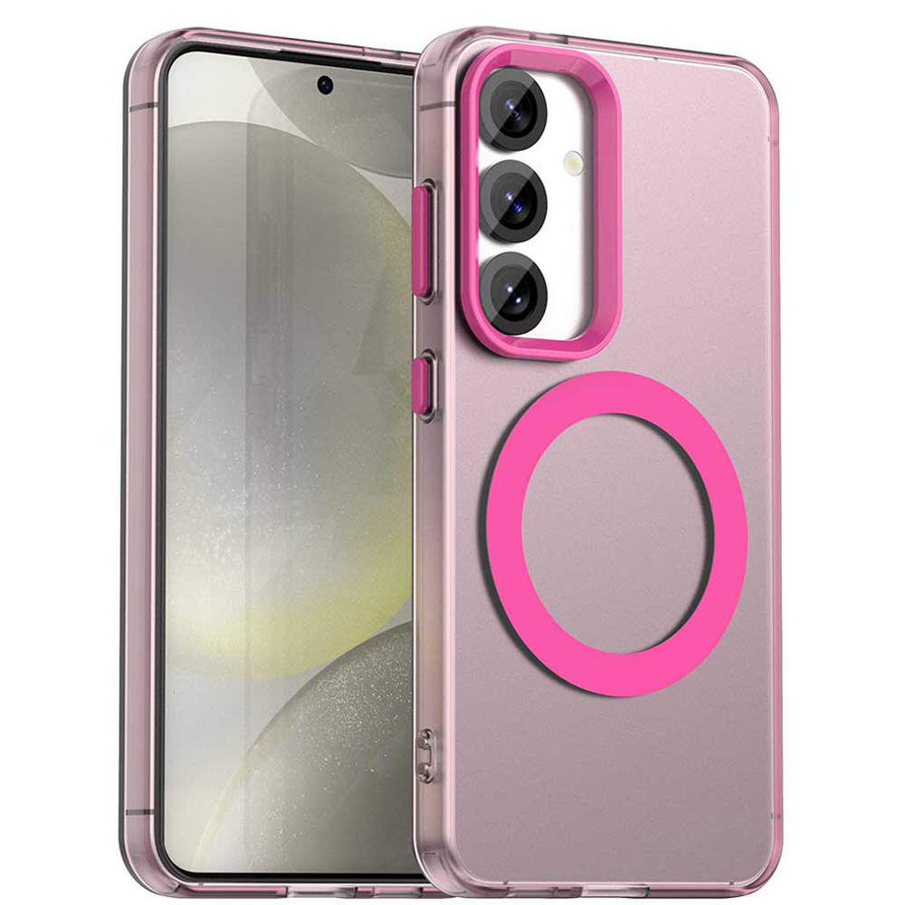 Levně Techsuit CandyCase MagSafe pro Samsung Galaxy S24 S25 růžová
