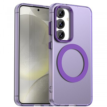 Techsuit CandyCase MagSafe pro Samsung Galaxy S24 S25 fialová