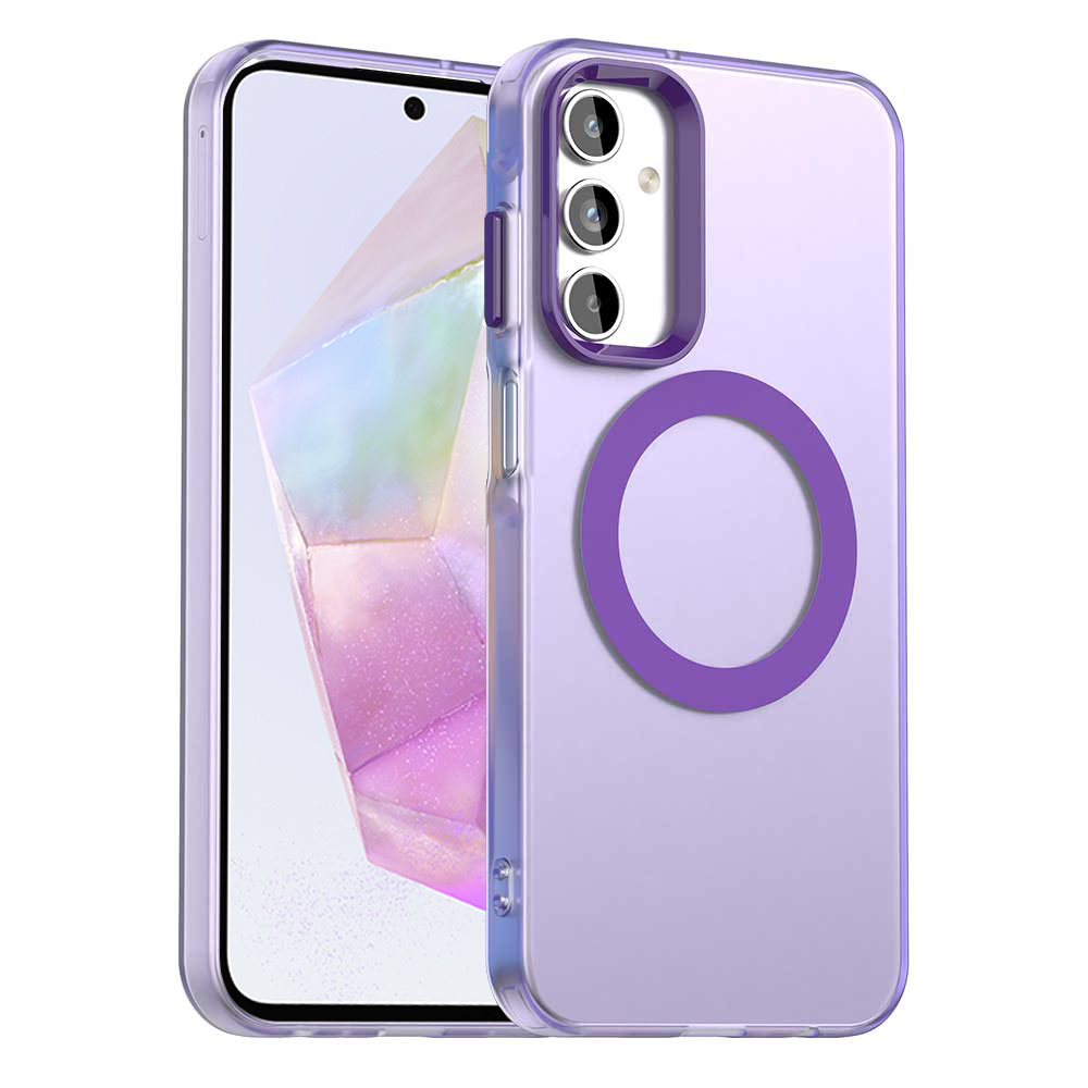 Levně Techsuit CandyCase MagSafe pro Samsung Galaxy A35 5G fialová