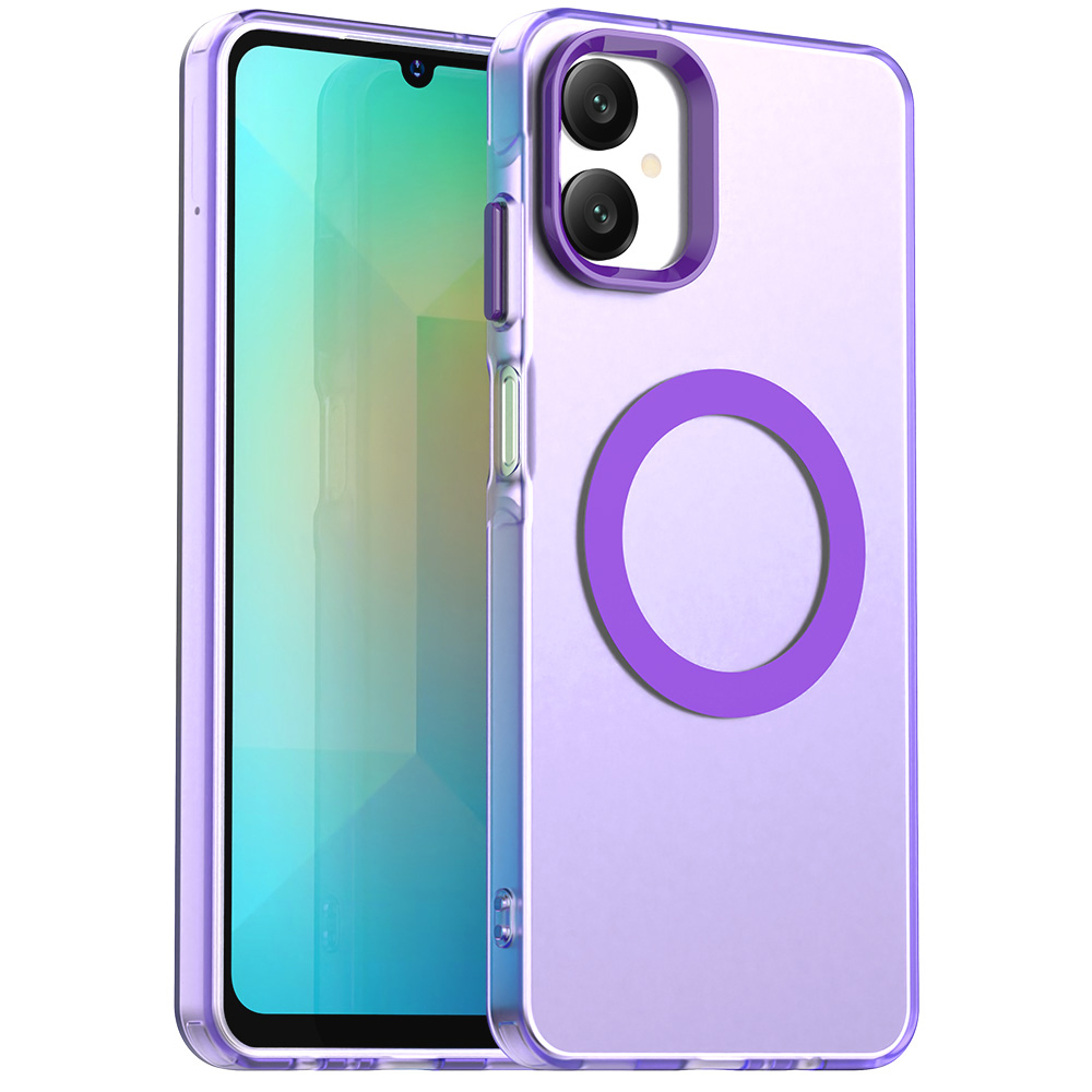 Levně Techsuit CandyCase MagSafe pro Samsung Galaxy A06 fialová