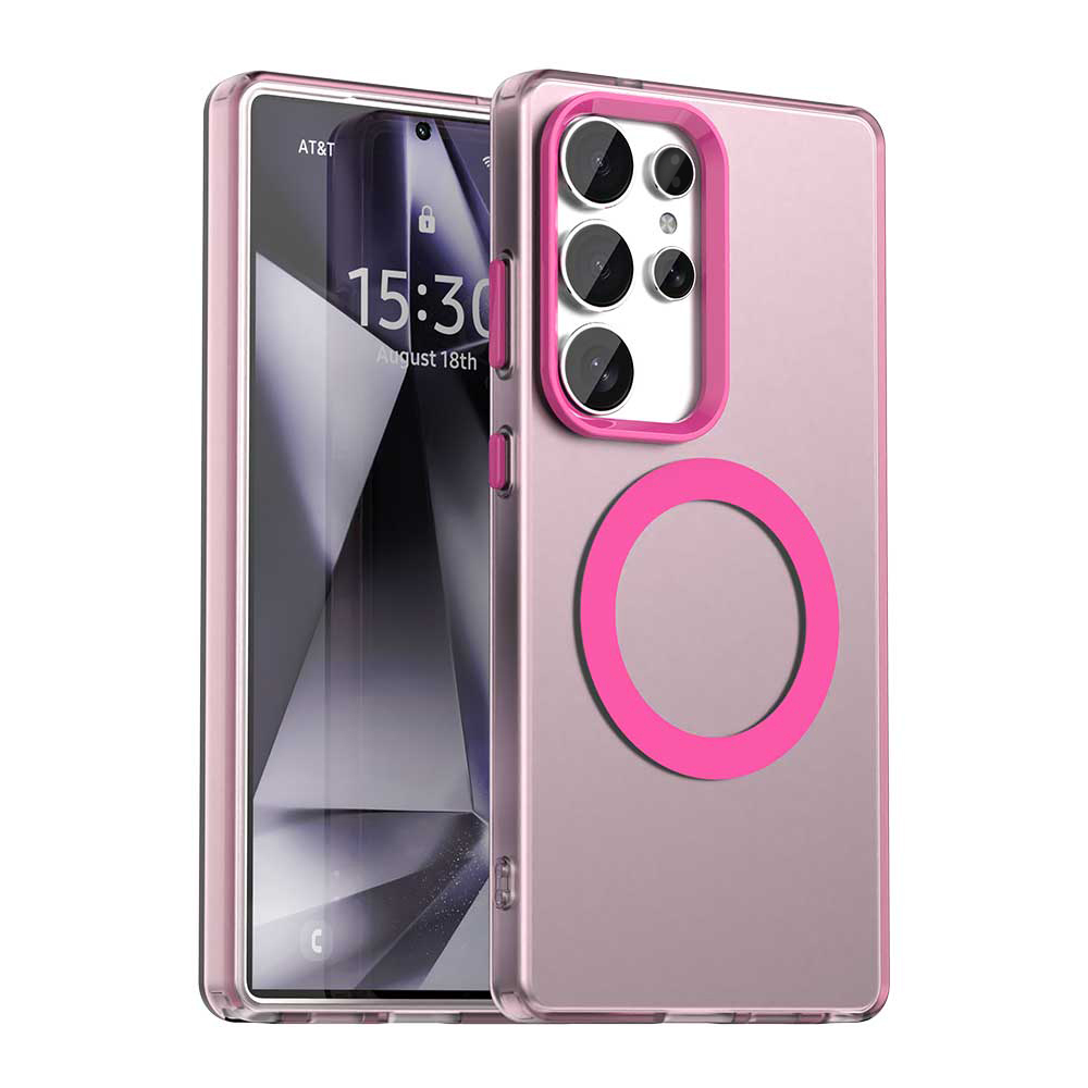 Levně Techsuit CandyCase MagSafe pro Samsung Galaxy S25 Ultra růžová