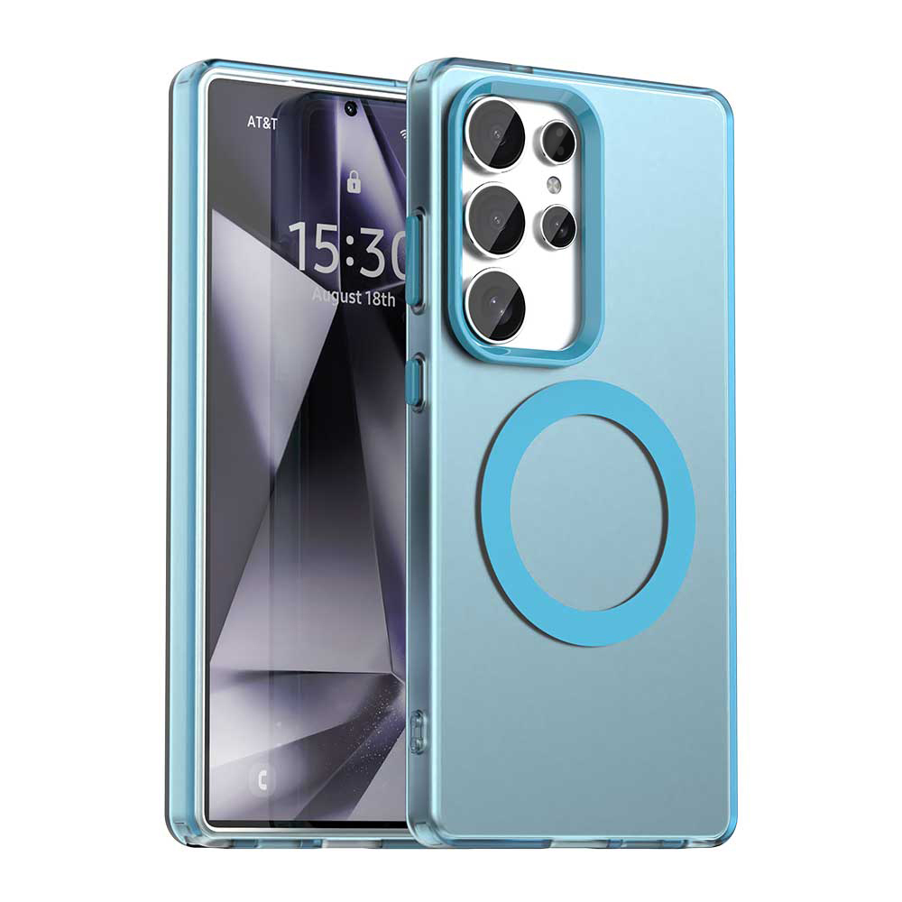 Levně Techsuit CandyCase MagSafe pro Samsung Galaxy S25 Ultra modrá