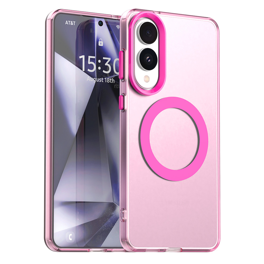 Levně Techsuit CandyCase MagSafe pro Samsung Galaxy S25 Edge růžová