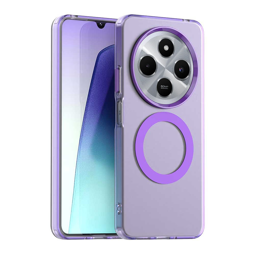 Levně Techsuit CandyCase MagSafe pro Xiaomi Redmi 14C Poco C75 Fialová
