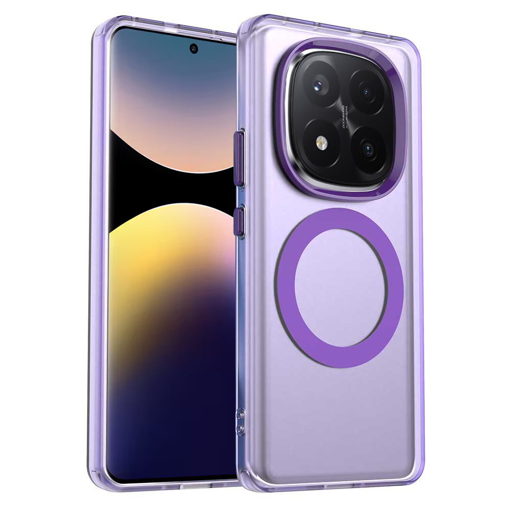 Levně Techsuit CandyCase MagSafe pro Xiaomi Redmi Note 14 Pro+ 5G fialová