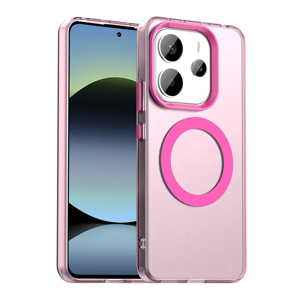 Levně Techsuit CandyCase MagSafe pro Xiaomi Redmi Note 14 5G růžová