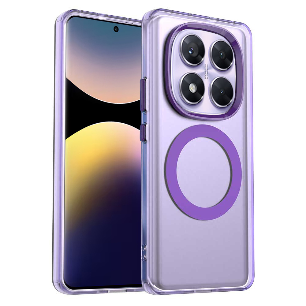 Levně Techsuit CandyCase MagSafe pro Xiaomi Redmi Note 14 Pro 5G Poco X7 fialová