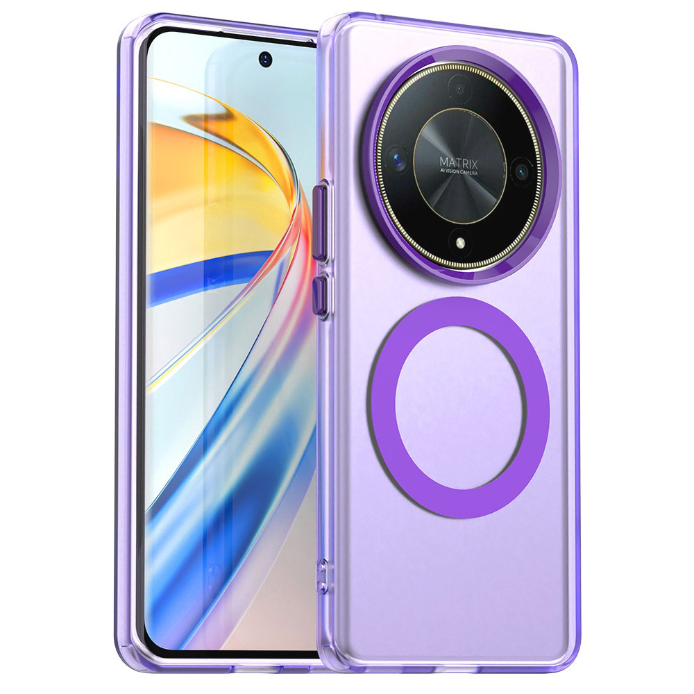 Levně Techsuit CandyCase MagSafe pro Honor Magic6 Lite fialová
