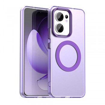 Techsuit CandyCase MagSafe pro Oppo Reno13 F 4G Reno13 F 5G Reno13 FS 5G fialová