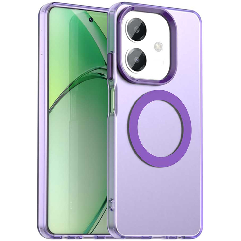 Levně Techsuit CandyCase MagSafe pro Oppo A40 4G A60 5G fialová