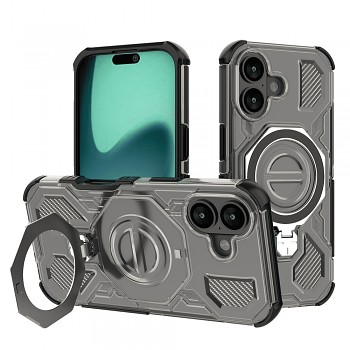Techsuit Carbon Shield PRO pro iPhone 17 v kouřově černé barvě