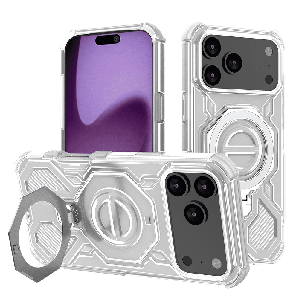 Levně Techsuit Carbon Shield PRO pro iPhone 17 Pro Max bílá průhledná