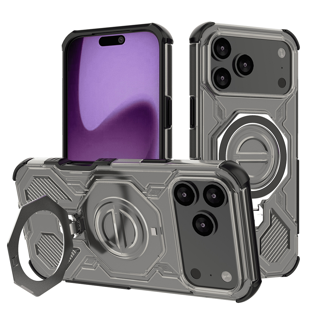 Levně Techsuit Carbon Shield PRO pro iPhone 17 Pro Max v kouřově černé