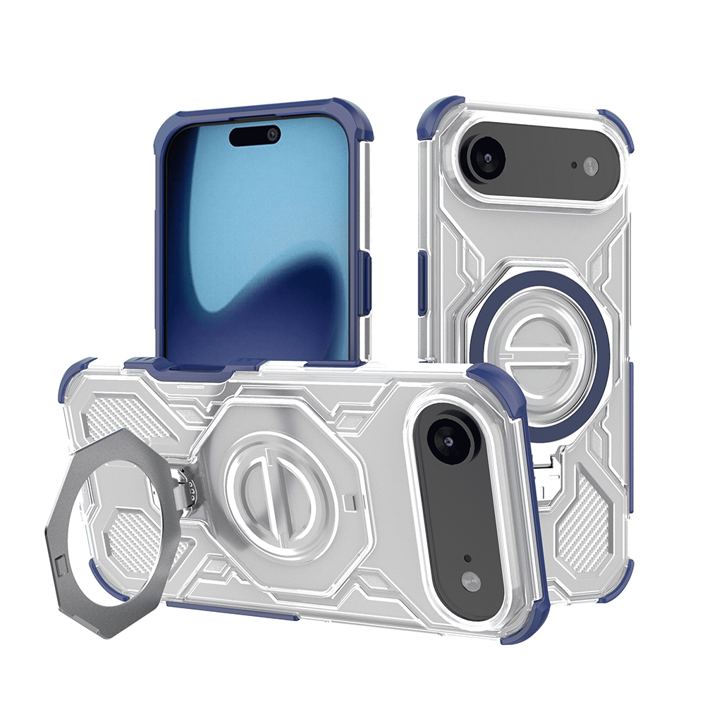 Levně Techsuit Carbon Shield PRO pro iPhone 17 Air modrý průhledný