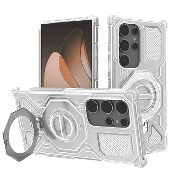 Techsuit Carbon Shield PRO pro Samsung Galaxy S24 Ultra bílá průhledná