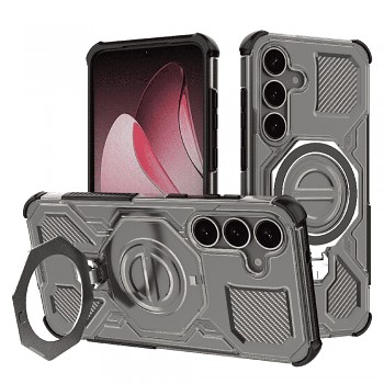 Techsuit Carbon Shield PRO pro Samsung Galaxy S25 v kouřově černé