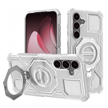 Techsuit Carbon Shield PRO pro Samsung Galaxy S25 Plus bílá průhledná