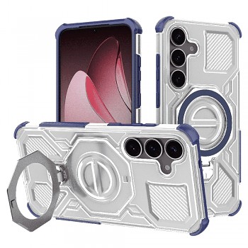 Techsuit Carbon Shield PRO pro Samsung Galaxy S25 Plus modrá průhledná