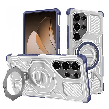 Techsuit Carbon Shield PRO pro Samsung Galaxy S25 Ultra modrá průhledná