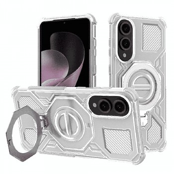 Techsuit Carbon Shield PRO pro Samsung Galaxy S25 Edge bílá průhledná