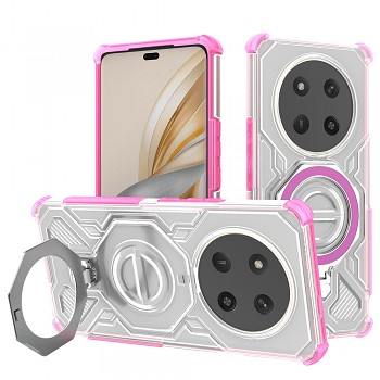 Techsuit Carbon Shield PRO Honor Magic7 Lite X9c Růžový Průhledný