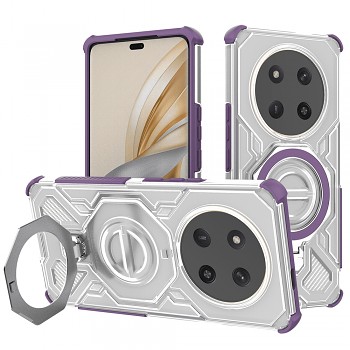 Techsuit Carbon Shield PRO Honor Magic7 Lite X9c Fialový Průhledný