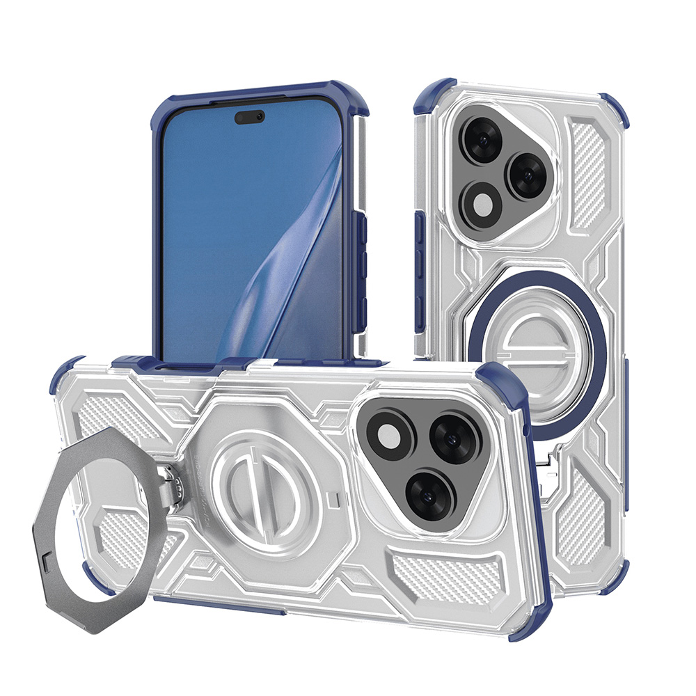 Levně Techsuit Carbon Shield PRO Honor 400 Lite modrá průhledná