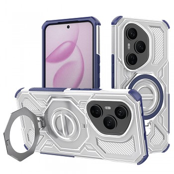 Techsuit Carbon Shield PRO Honor 400 Pro modrá průhledná