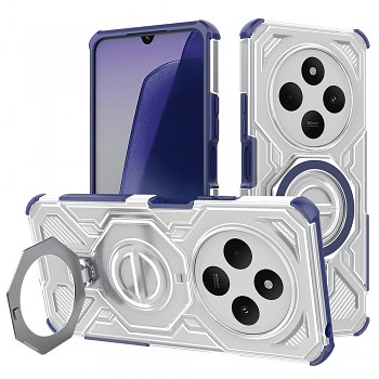 Techsuit Carbon Shield PRO pro Xiaomi Redmi 14C Poco C75 modrá transparentní