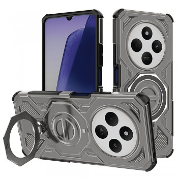 Techsuit Carbon Shield PRO pro Xiaomi Redmi 14C Poco C75 Kouřově černá