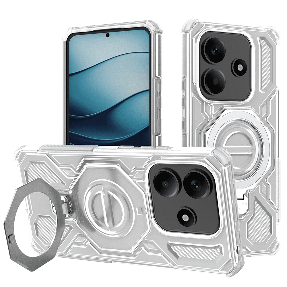 Levně Techsuit Carbon Shield PRO pro Xiaomi Redmi Note 14 5G bílý průhledný