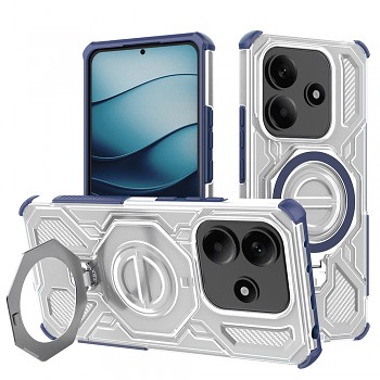 Techsuit Carbon Shield PRO pro Xiaomi Redmi Note 14 5G modrý průhledný