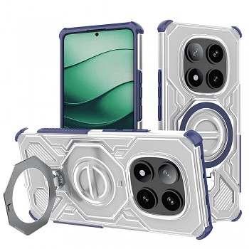 Techsuit Carbon Shield PRO pro Xiaomi Redmi Note 14 Pro 5G Poco X7 modrý průhledný