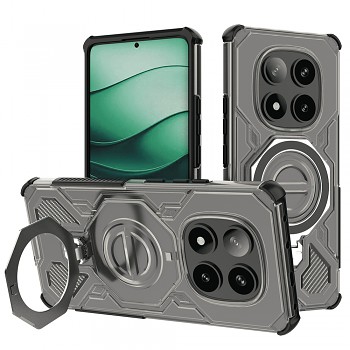 Pouzdro Techsuit Carbon Shield PRO pro Xiaomi Redmi Note 14 Pro 5G Poco X7 černé kouřové