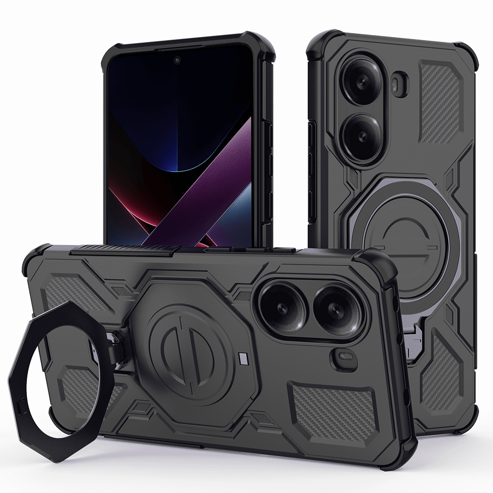 Levně Ochranný kryt Techsuit Carbon Shield PRO pro Xiaomi Poco X7 Pro černý
