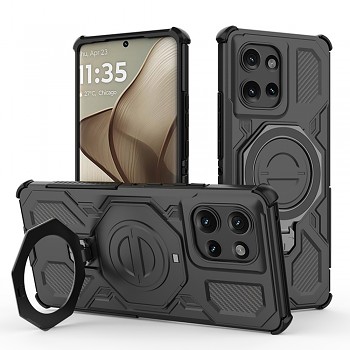 Pouzdro Techsuit Carbon Shield PRO pro Motorola Edge 50 černé