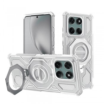 Ochranný kryt Techsuit Carbon Shield PRO pro Motorola Edge 60 Pro bílý průhledný