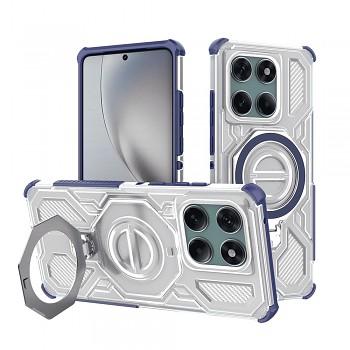 Techsuit Carbon Shield PRO pro Motorola Edge 60 Pro modrá průhledná