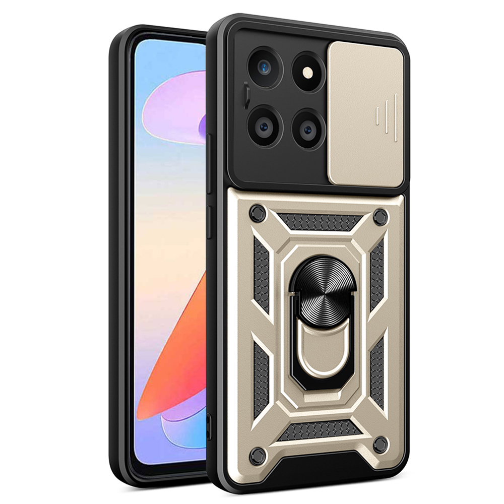 Levně Pouzdro Techsuit CamShield Series pro Honor X6a zlaté