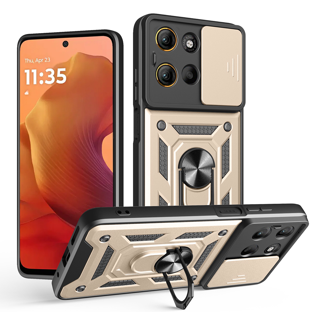 Levně Techsuit CamShield Series pouzdro Motorola Moto G15 G15 Power zlatá