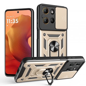 Techsuit CamShield Series pouzdro Motorola Moto G15 G15 Power zlatá