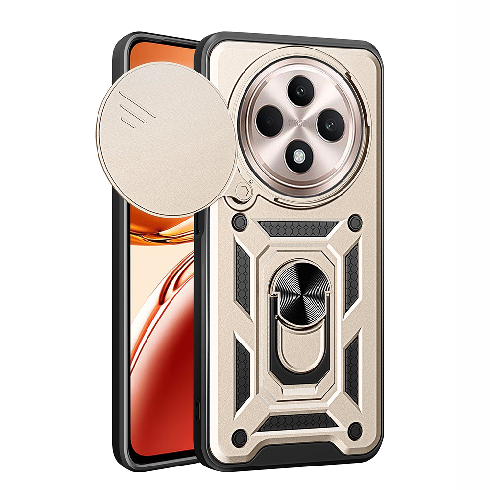Levně Techsuit CamShield Series pro Oppo Reno12 F FS 4G 5G zlatá