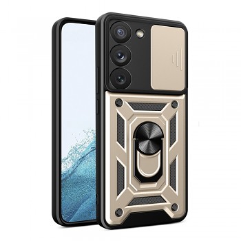 Techsuit CamShield Series pro Samsung Galaxy S22 5G zlatý
